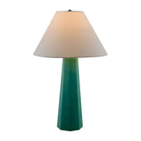 Modern European furniture - Painted Cement Linen Table Lamp - www.oroa.com