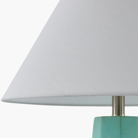 Modern European furniture - Painted Cement Linen Table Lamp - www.oroa.com