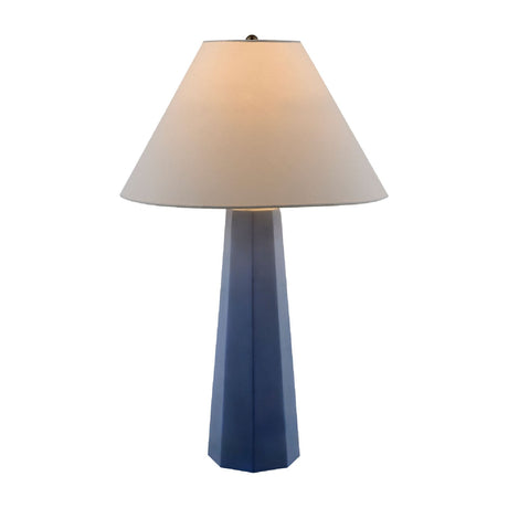 Modern European furniture - Painted Cement Linen Table Lamp - www.oroa.com