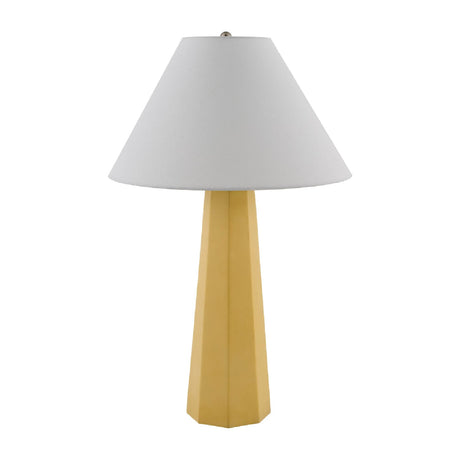 Modern European furniture - Painted Cement Linen Table Lamp - www.oroa.com