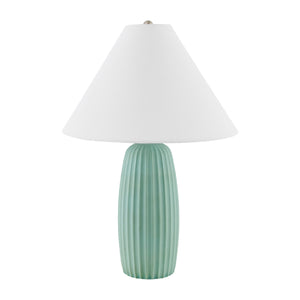   Modern European furniture - Painted Cement Linen Table Lamp - www.oroa.com | Oroa.com