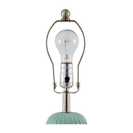 Modern European furniture - Painted Cement Linen Table Lamp - www.oroa.com