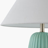Modern European furniture - Painted Cement Linen Table Lamp - www.oroa.com
