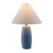 Modern European furniture - Painted Cement Linen Table Lamp - www.oroa.com