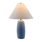 Modern European furniture - Painted Cement Linen Table Lamp - www.oroa.com
