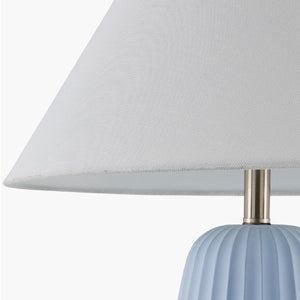   Modern European furniture - Painted Cement Linen Table Lamp - www.oroa.com | Oroa.com