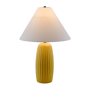   Modern European furniture - Painted Cement Linen Table Lamp - www.oroa.com | Oroa.com