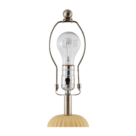 Modern European furniture - Painted Cement Linen Table Lamp - www.oroa.com