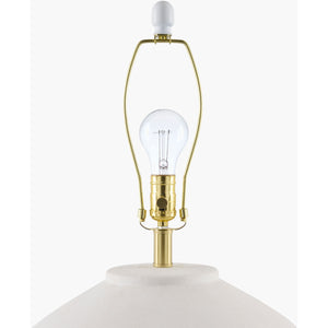   Modern European furniture - Glazed White Ceramic Table Lamp - www.oroa.com | Oroa.com