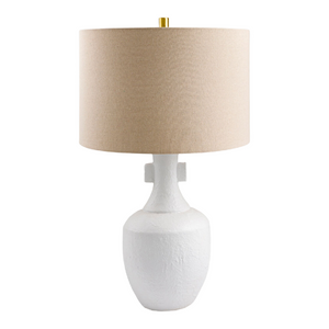   White Ceramic Accent Table Lamp | Oroa.com