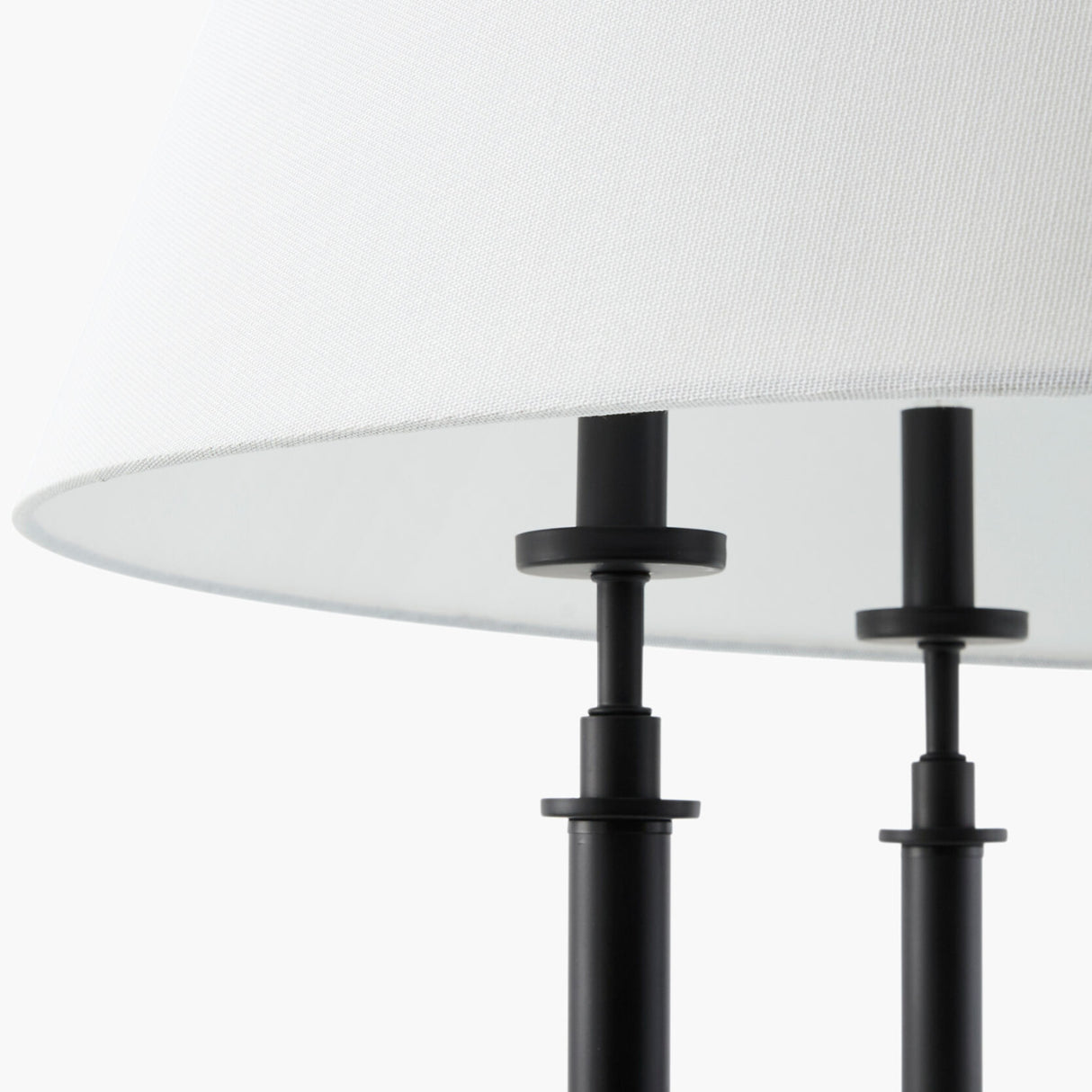  Modern European furniture -  White Linen 5-Light Chandelier - www.oroa.com | Oroa.com