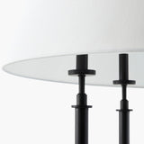 Modern European furniture -  White Linen 5-Light Chandelier - www.oroa.com