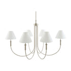 Modern European furniture - Linen Shade 6-Light Chandelier - www.oroa.com
