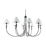 Modern European furniture - Linen Shade 8-Light Chandelier - www.oroa.com