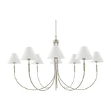 Modern European furniture - Linen Shade 8-Light Chandelier - www.oroa.com