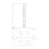Modern European furniture - Metal Shade 6-Light Chandelier - www.oroa.com