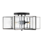 Modern European furniture - Iron-Framed Glass Ceiling Lamp - www.oroa.com