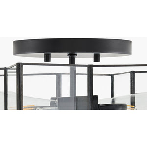   Iron-Framed Glass Ceiling Lamp | Oroa.com