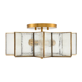 Modern European furniture - Iron-Framed Frosted Glass Ceiling Lamp - www.oroa.com