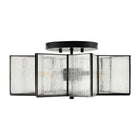 Modern European furniture - Iron-Framed Frosted Glass Ceiling Lamp - www.oroa.com