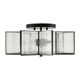 Modern European furniture - Iron-Framed Frosted Glass Ceiling Lamp - www.oroa.com