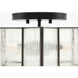 Modern European furniture - Iron-Framed Frosted Glass Ceiling Lamp - www.oroa.com