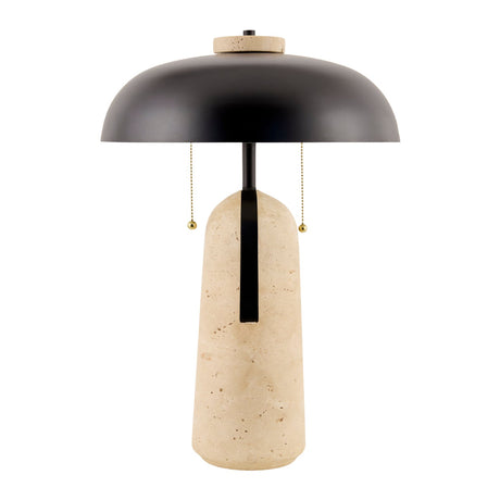 Modern European furniture - Black Brass Accent Table Lamp - www.oroa.com