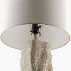   Modern European furniture - White Organic Textured Table Lamp - www.oroa.com | Oroa.com
