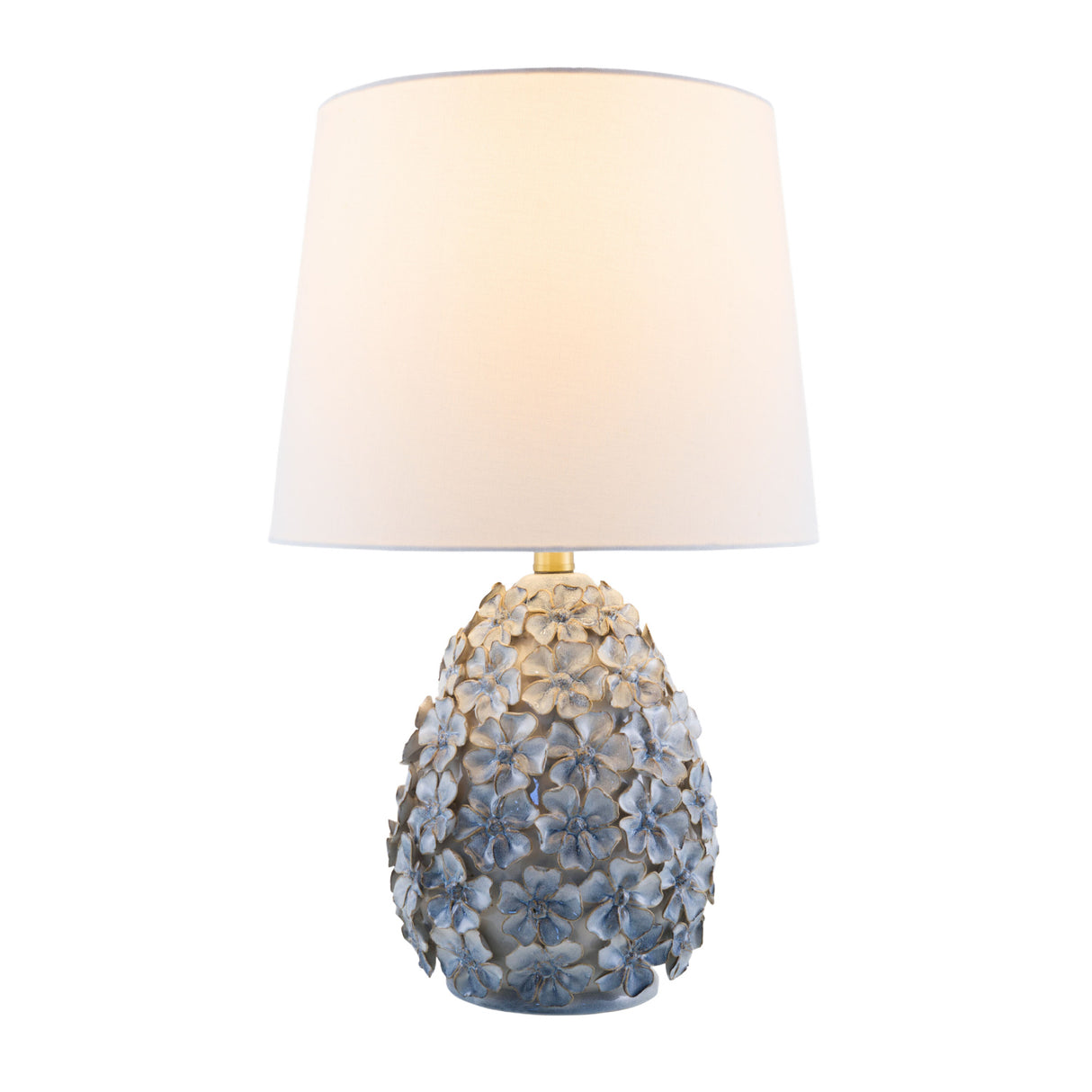   Blue Floral Ceramic Table Lamp | Oroa.com
