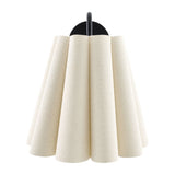 Modern European furniture - Pleated Cream Linen Wall Lamp - www.oroa.com