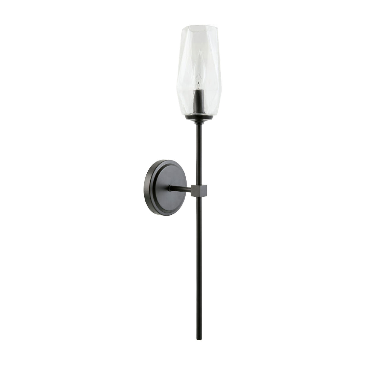   Modern European furniture - Clear Glass Shade Wall Lamp - www.oroa.com | Oroa.com