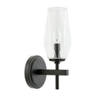 Modern European furniture - Faceted Clear Glass Wall Lamp - www.oroa.com