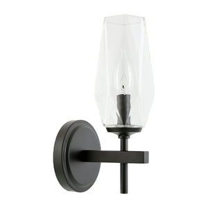   Modern European furniture - Faceted Clear Glass Wall Lamp - www.oroa.com | Oroa.com