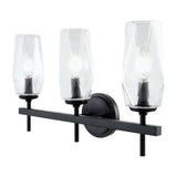 Modern European furniture - Faceted Clear Glass Wall Lamp - www.oroa.com
