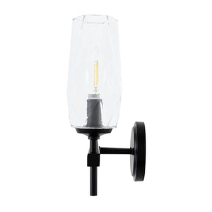   Modern European furniture - Faceted Clear Glass Wall Lamp - www.oroa.com | Oroa.com