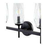 Modern European furniture - Faceted Clear Glass Wall Lamp - www.oroa.com