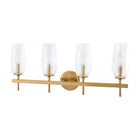 Modern European furniture - Faceted Clear Glass Wall Lamp - www.oroa.com