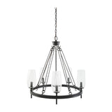 Modern European furniture - Faceted Clear Glass Chandelier - www.oroa.com
