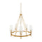 Modern European furniture - Faceted Clear Glass Chandelier - www.oroa.com