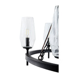 Modern European furniture - Faceted Clear Glass Chandelier - www.oroa.com