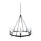 Modern European furniture - Faceted Clear Glass Chandelier - www.oroa.com