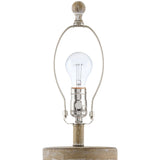 Modern European furniture - Embossed Pattern Ceramic Table Lamp - www.oroa.com