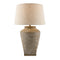 Modern European furniture - Embossed Pattern Ceramic Table Lamp - www.oroa.com