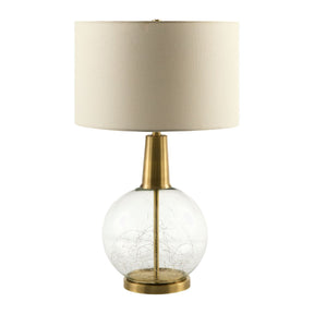 Modern European furniture - Clear Glass Base Table Lamp S - www.oroa.com
