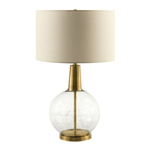   Modern European furniture - Clear Glass Base Table Lamp S - www.oroa.com | Oroa.com