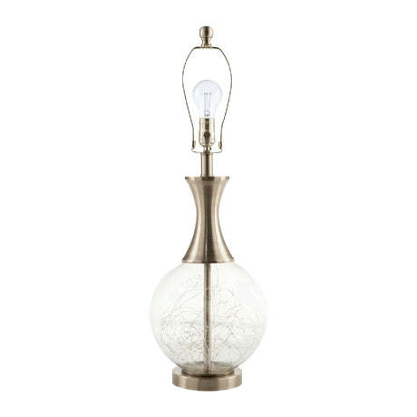   Modern European furniture - Clear Glass Base Table Lamp L - www.oroa.com | Oroa.com