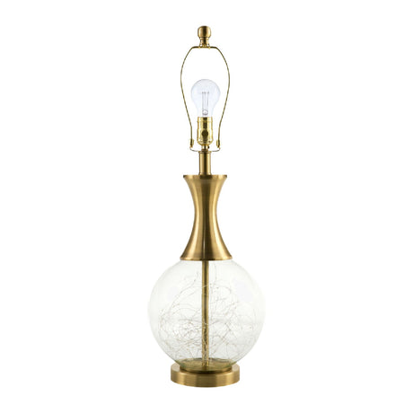 Modern European furniture - Clear Glass Base Table Lamp L - www.oroa.com