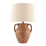 Modern European furniture - Red Ceramic Accent Table Lamp - www.oroa.com
