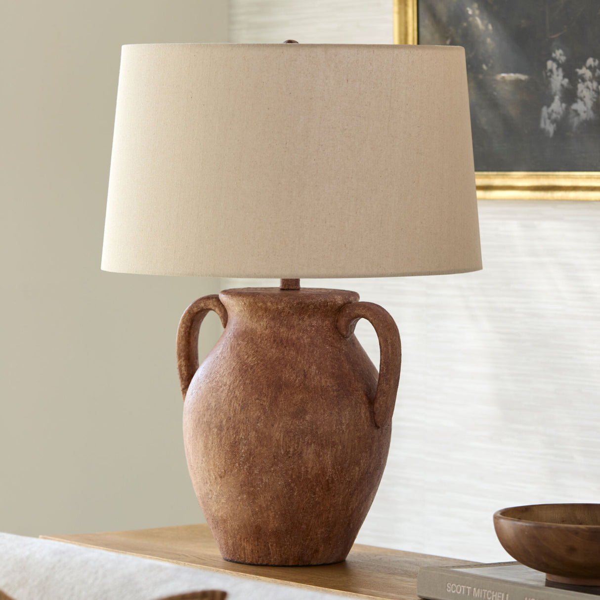   Modern European furniture - Red Ceramic Accent Table Lamp - www.oroa.com | Oroa.com
