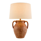 Modern European furniture - Red Ceramic Accent Table Lamp - www.oroa.com